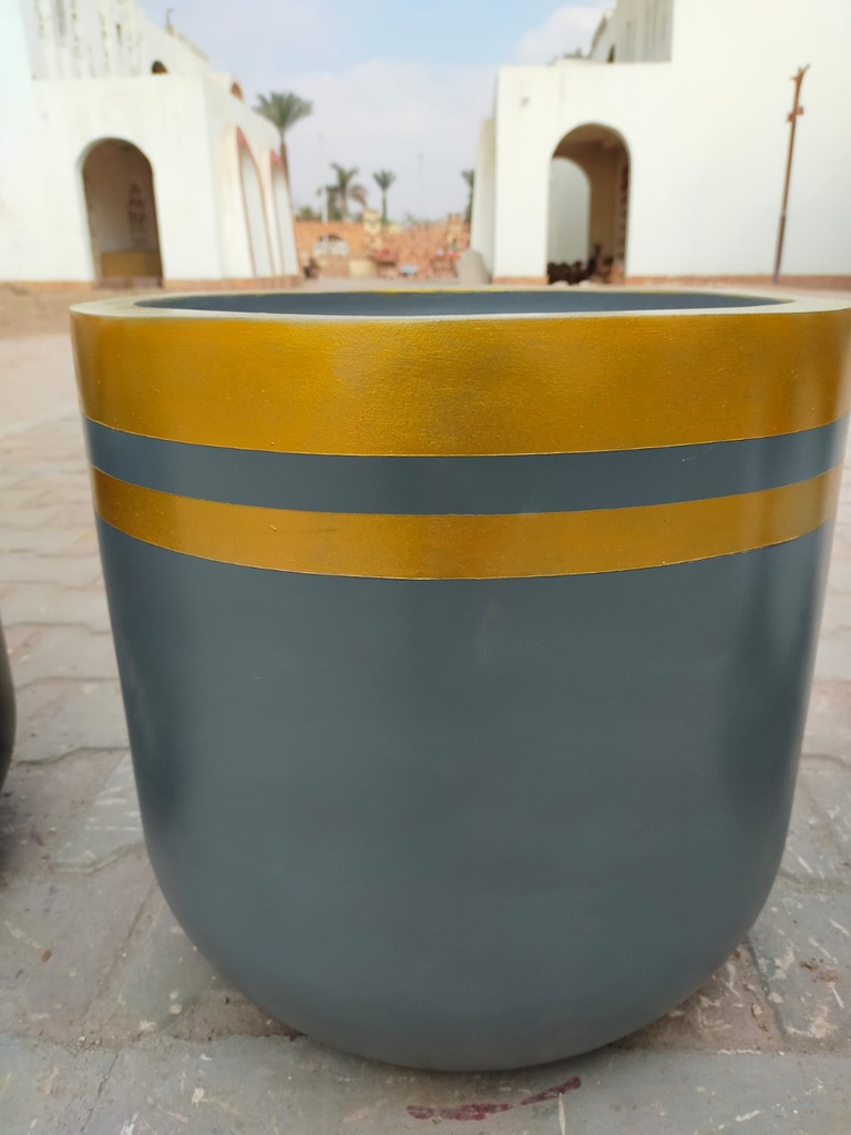 حجر ماجيك تاتش ديكور . . MG 108 بوت زرع بيضاوى . ف1 1 
