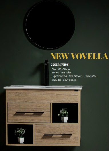 وحدات دوفو درجين +فراغين+حوض 85 سم 50*85 قطعى New Vovella 5324 - _ 1 