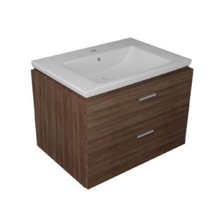 وحدات ايديال ستاندرد كونكت  2 درج+ حوض 70سم قطعى G1842XA+G812801 خشبى غامق _ 1 