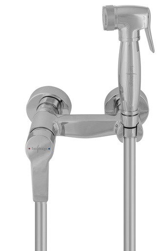 خلاطات سارديزاين حمام قدم 110 مم بالحامل وشطاف نحاس مع خرطوم كرومالوكس خلاط SD1134-C-CP امازون