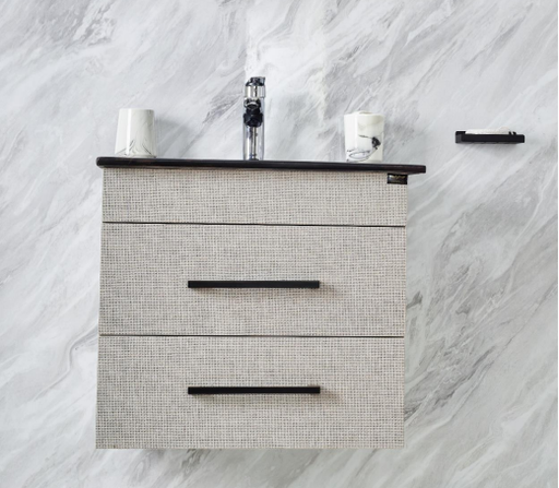 وحدات دوفو درجين+حوض 60سم+مراه 50*60 قطعى Terra -60-302 رصاصي كتان _ 1 